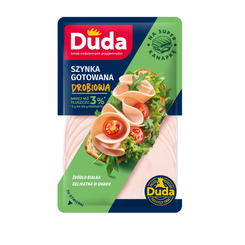 Szynka drobiowa gotowana 100 g Duda